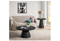 e black end chairside table eet  