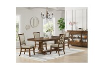 e brown table w  base etb  