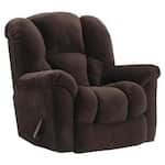 espresso chaise rocker recliner   