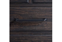 espresso country bedroom   