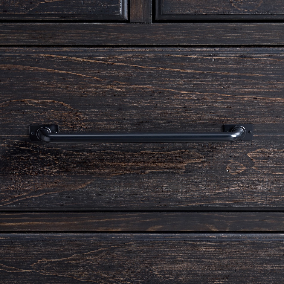 espresso country bedroom   