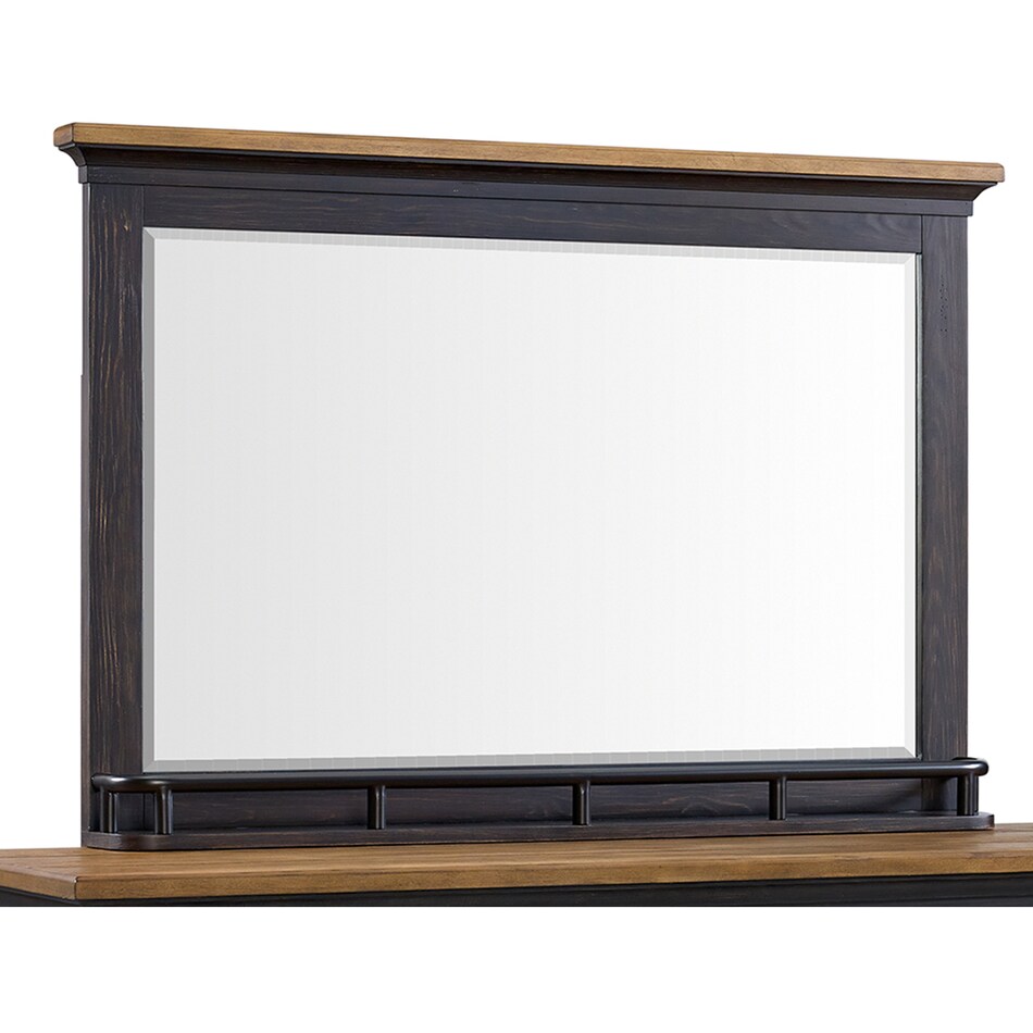 espresso country bedroom   