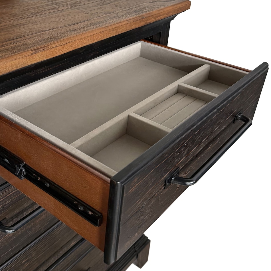 espresso country bedroom   