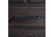 espresso country bedroom   