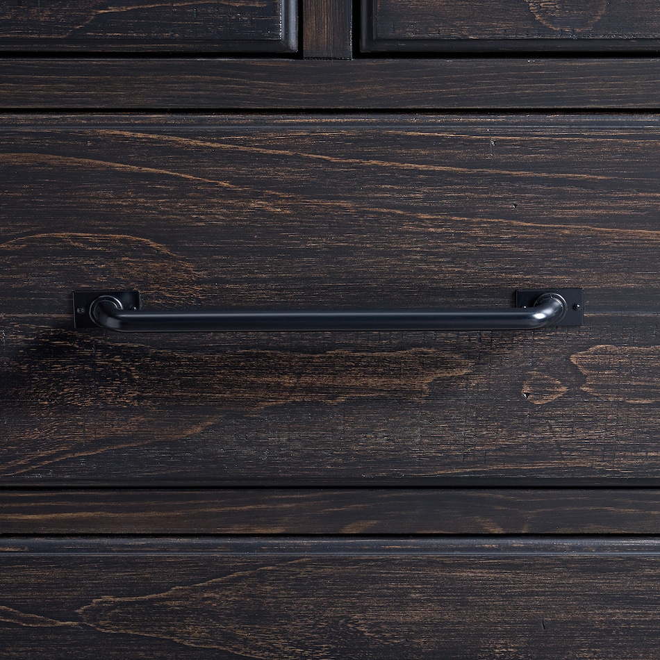 espresso country bedroom   