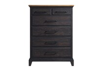 espresso country bedroom   