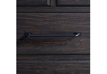 espresso country bedroom   