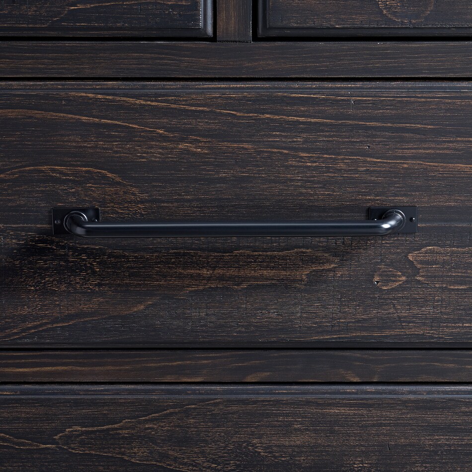 espresso country bedroom   