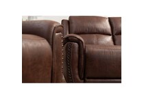 f dark brown recliner   