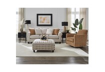 f brown fabric chair   