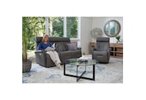 fl gray leather sofa fpc  