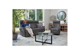 fl gray leather sofa fpc  