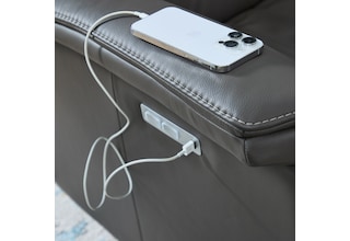 fl gray leather sofa fpc  