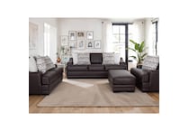 f brown fabric chair   