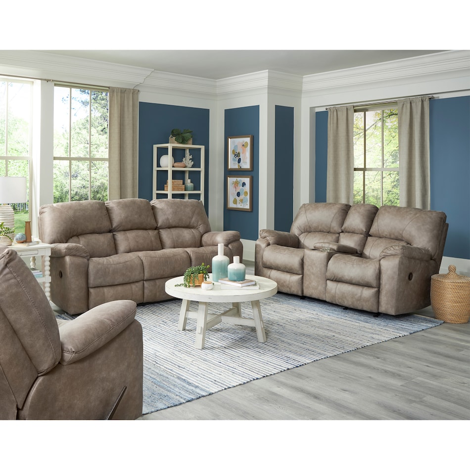 fog casual transitional recl sofa   