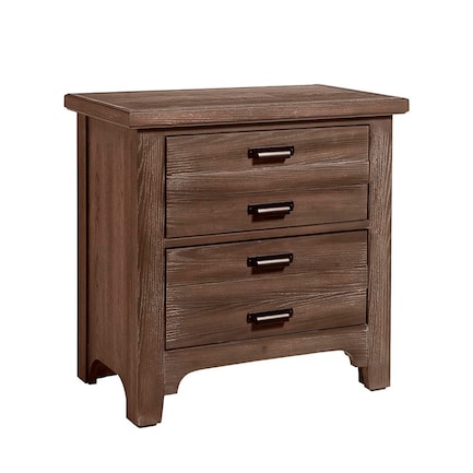 Bungalow Dark Gray Nightstand