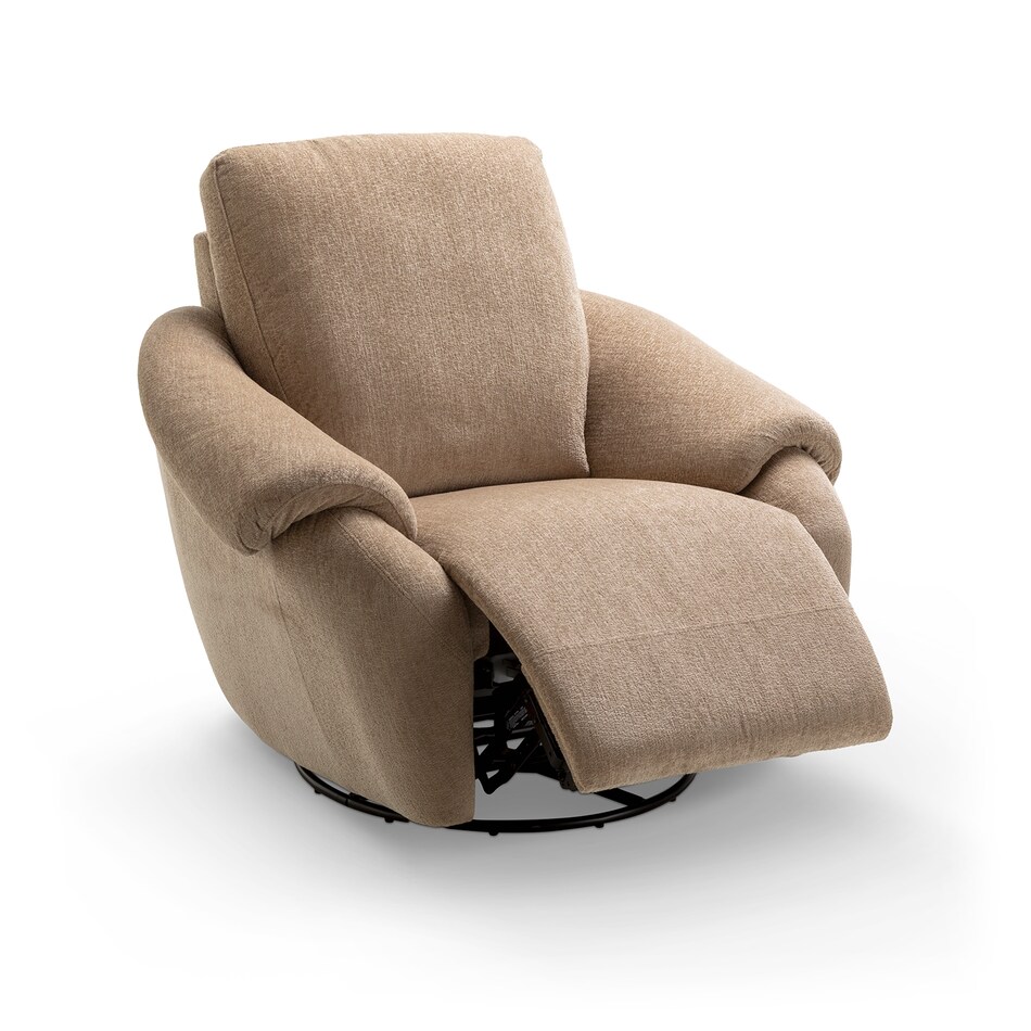 fontana tobacco sectional w recliner   
