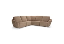 fontana tobacco sectional w recliner ap  