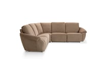 fontana tobacco sectional w recliner ap  