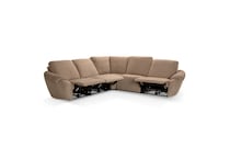 fontana tobacco sectional w recliner ap  