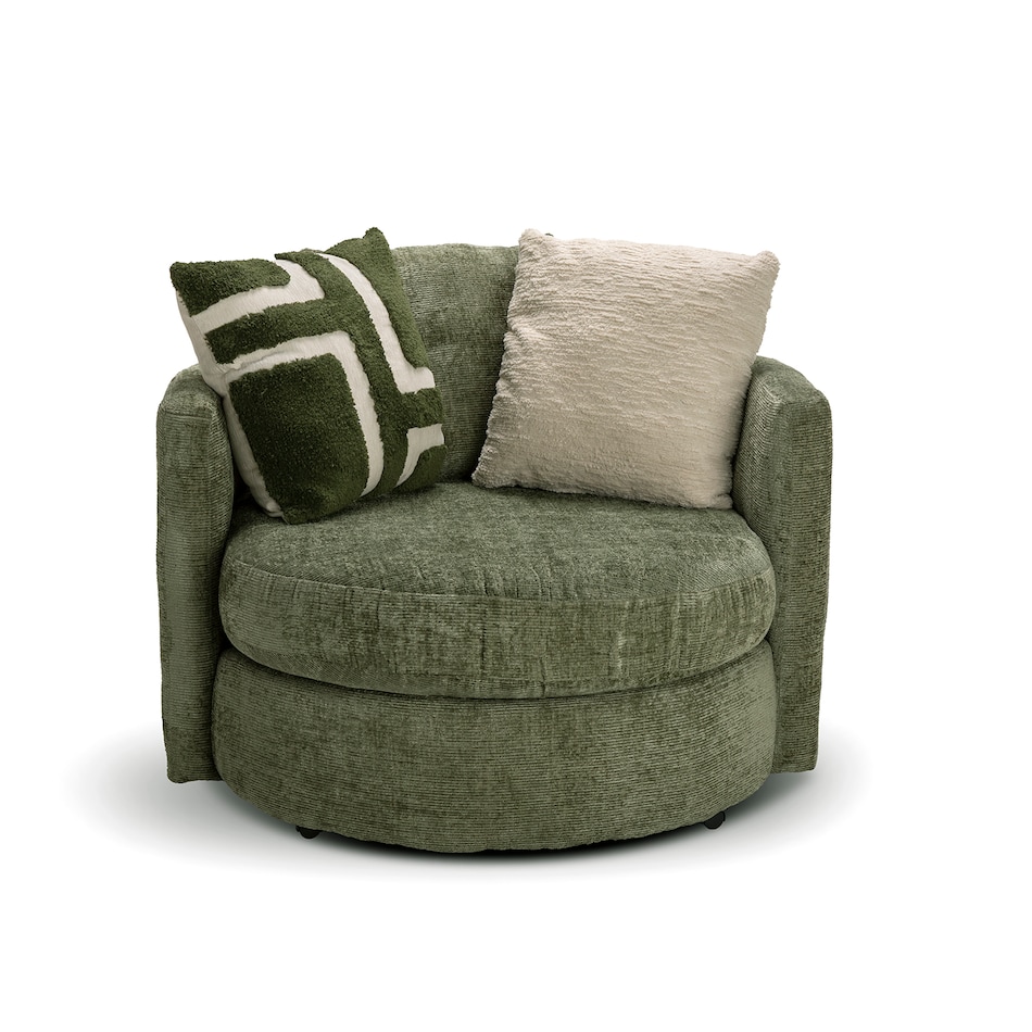 frederic herb green sectional stationary   