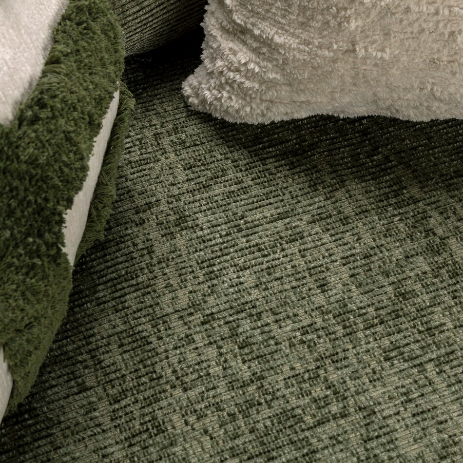 frederic herb green sectional stationary   