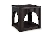 french black transitional casual tables   
