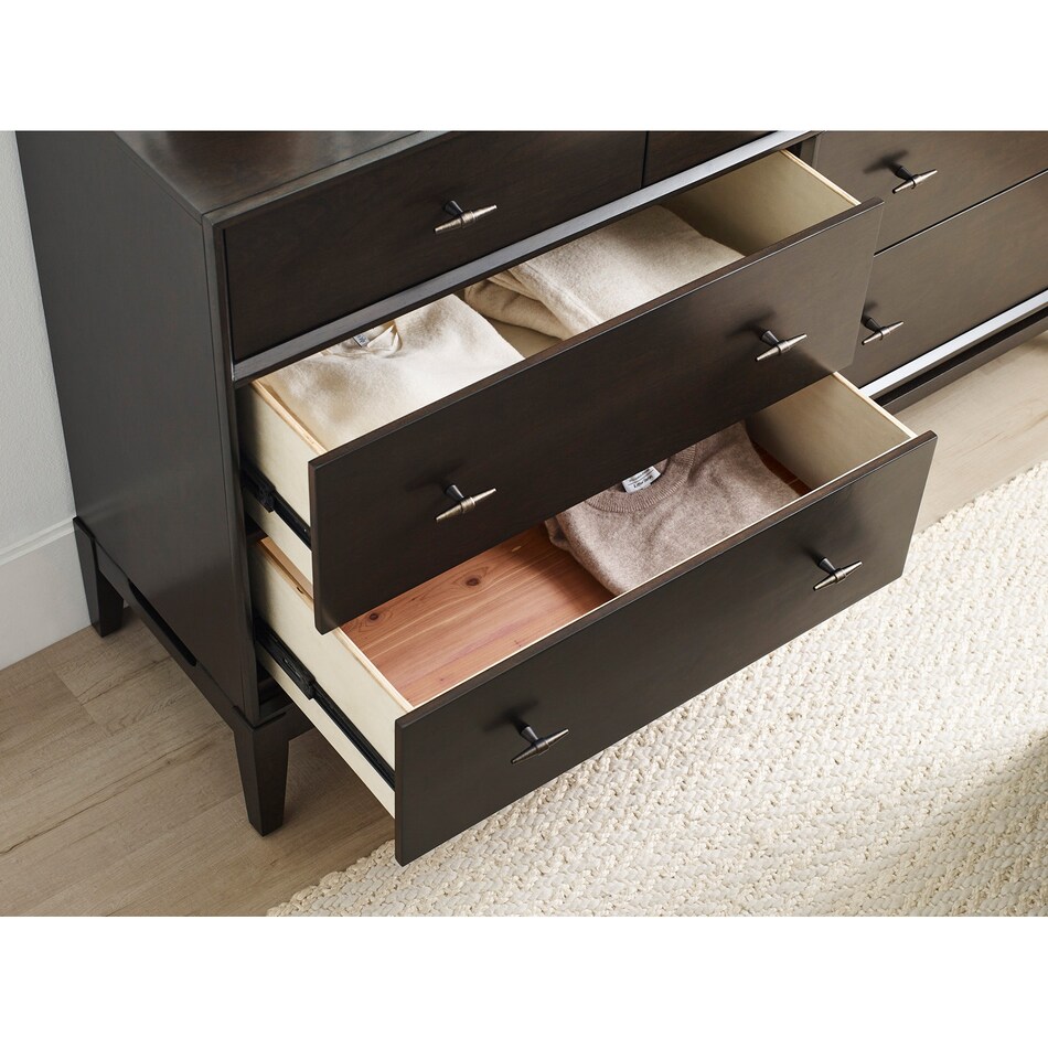 french roast contemporary bedroom   