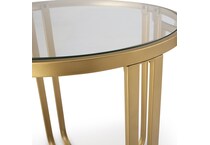 gold transitional casual tables   