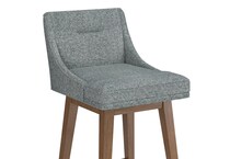 graphite   medium brown casual counter height stools h  