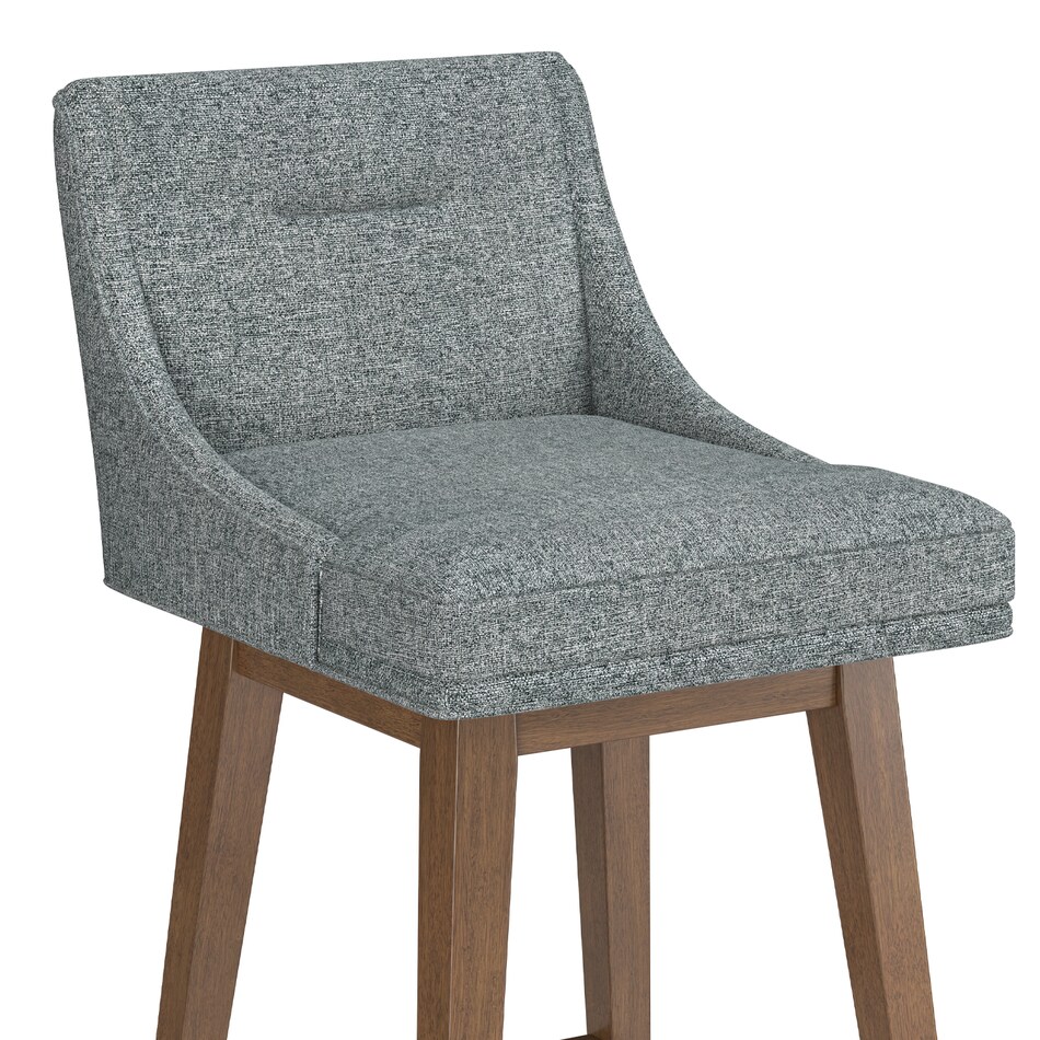 graphite   medium brown casual counter height stools h  