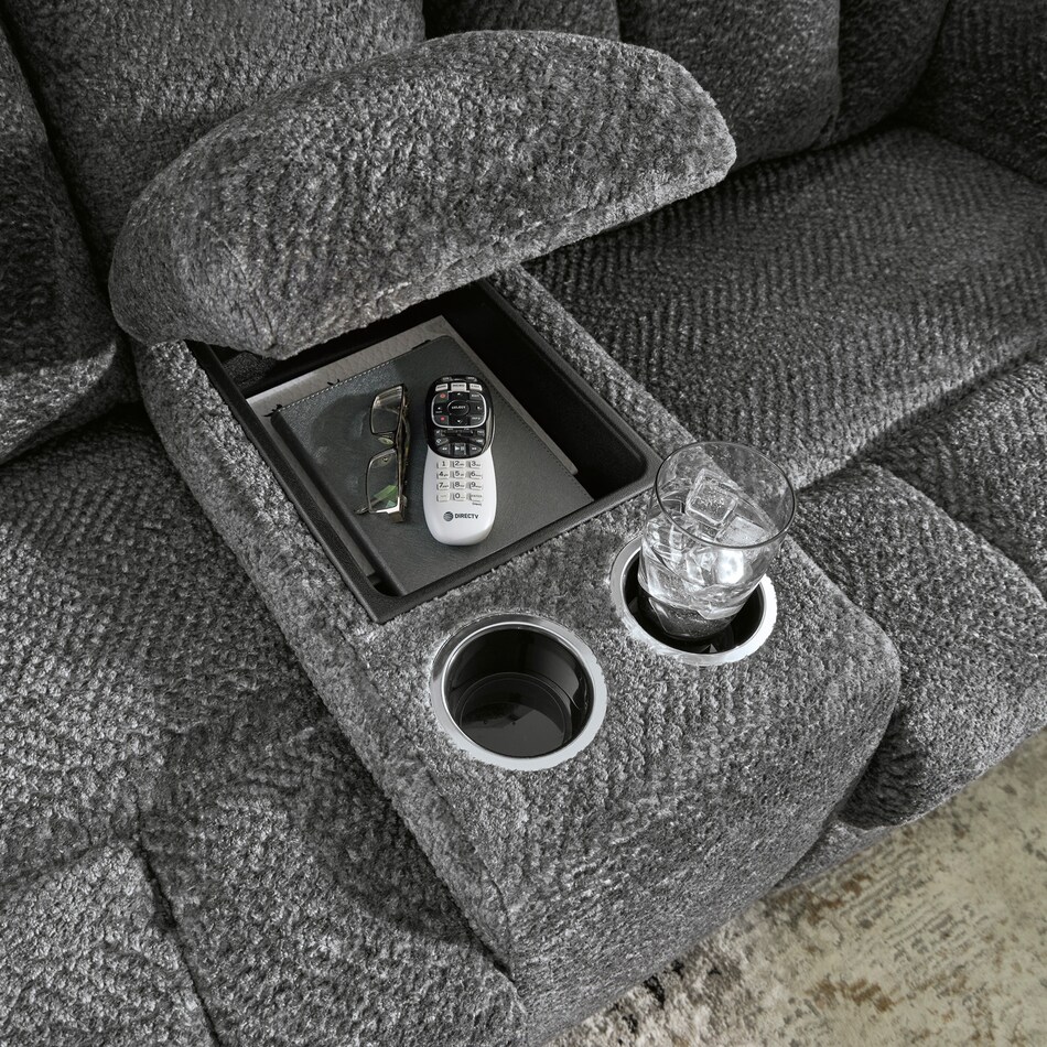 graphite bought for clearance reclining sofa gros   