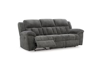 graphite bought for clearance reclining sofa gros   