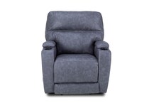 graphite casual transitional recl sofa   
