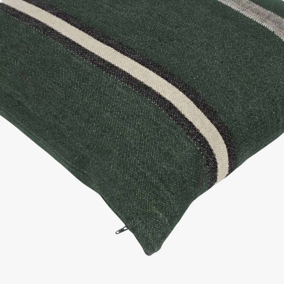 gray   green stripe august haven pillows etc lleopil  