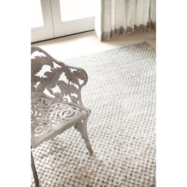 8x10 Citra Grey Wool Rug