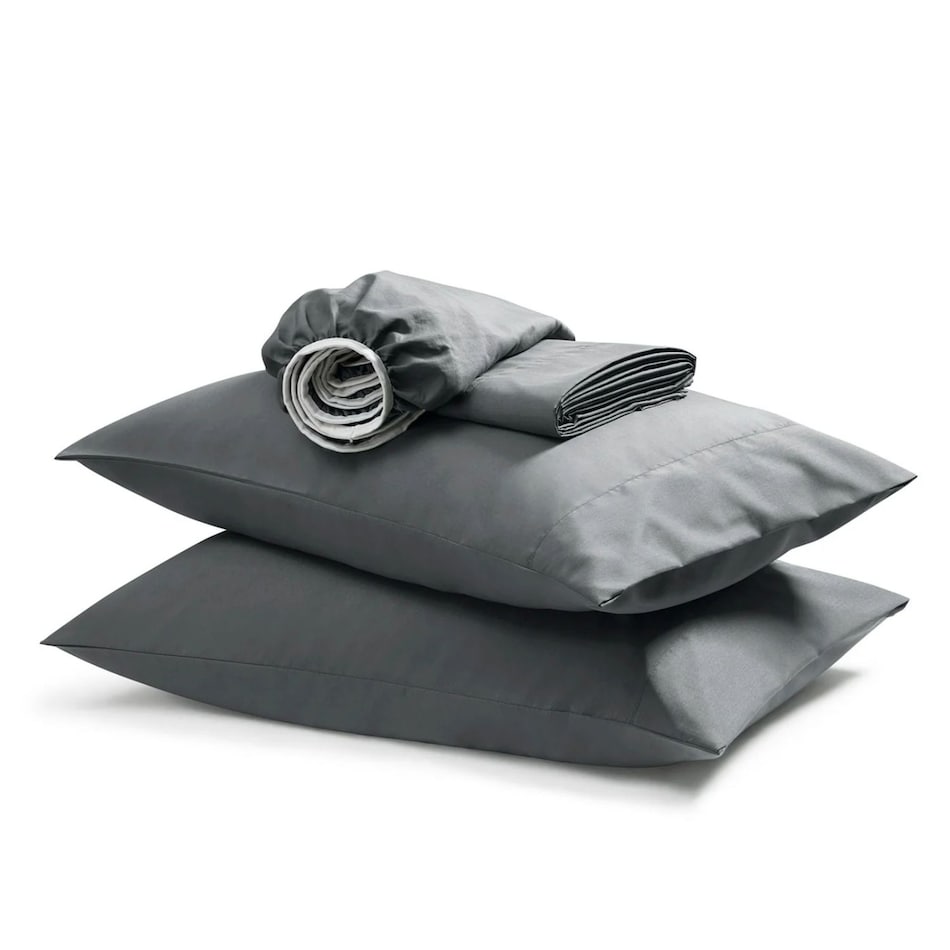 gray bedding accessories   