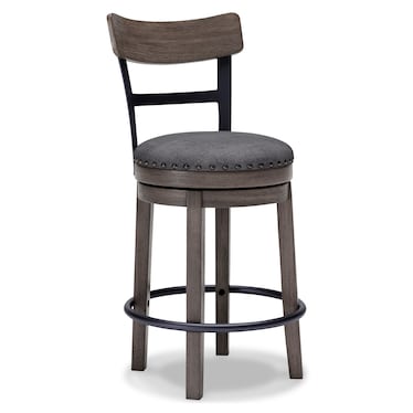 Cooper Grey Counter Stool