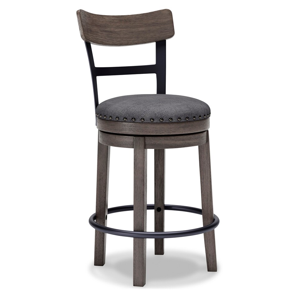 gray casual counter height stools   