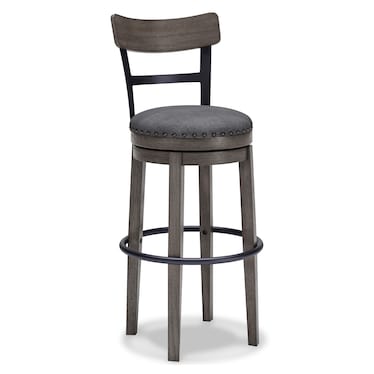 Cooper Grey Bar Stool