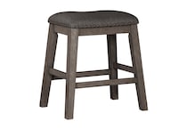 gray casual counter height stools   
