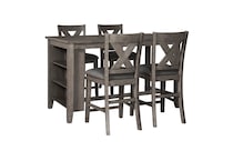 gray casual counter height stools adp  