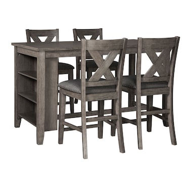 Philip 5-Pc. Counter Height Dining Package