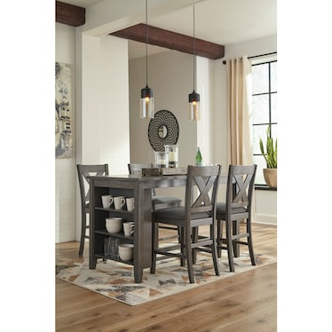 Philip 5-Pc. Counter Height Dining Package