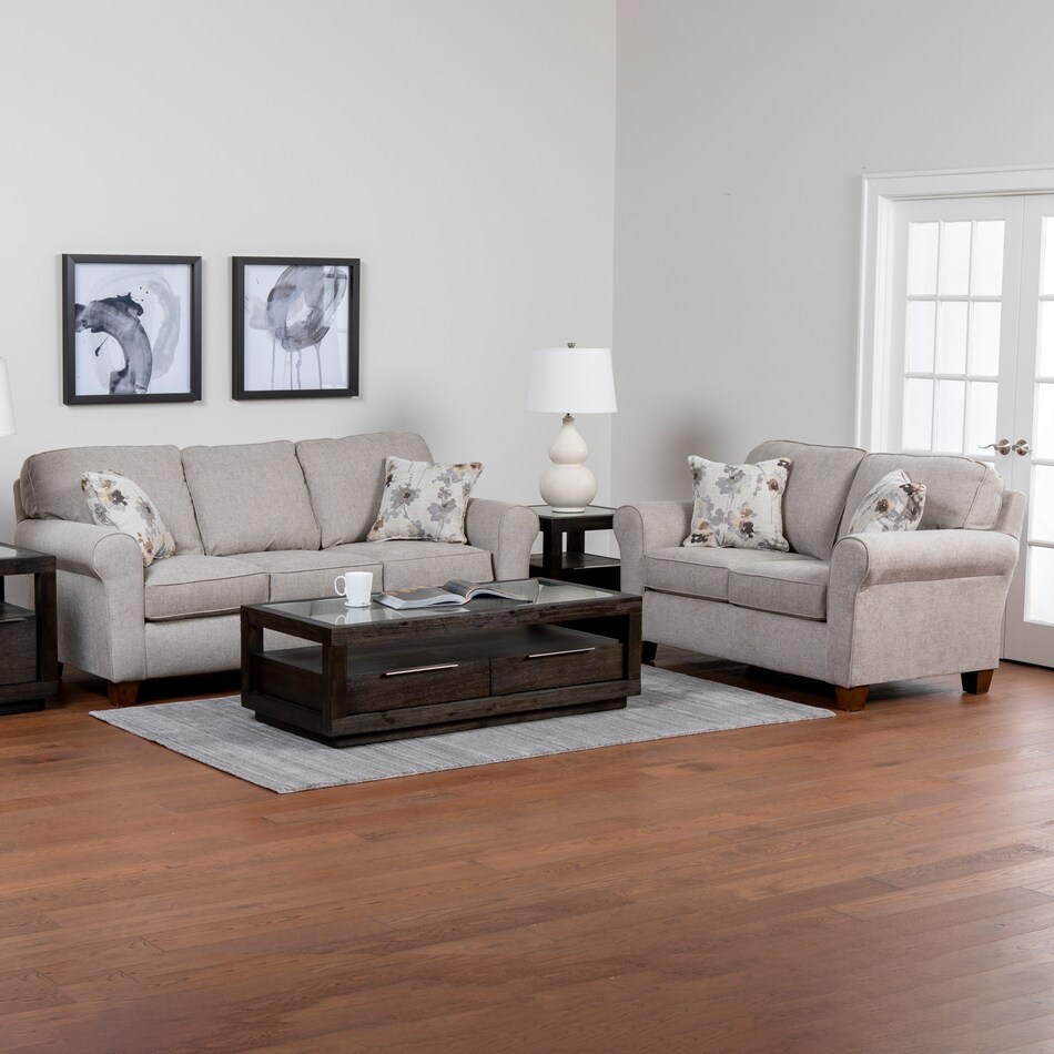 gray casual sofas   