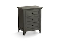 gray casual transitional bedroom   