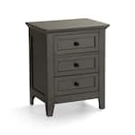 gray casual transitional bedroom   