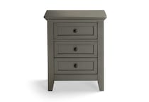 gray casual transitional bedroom   