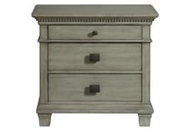gray casual transitional bedroom   