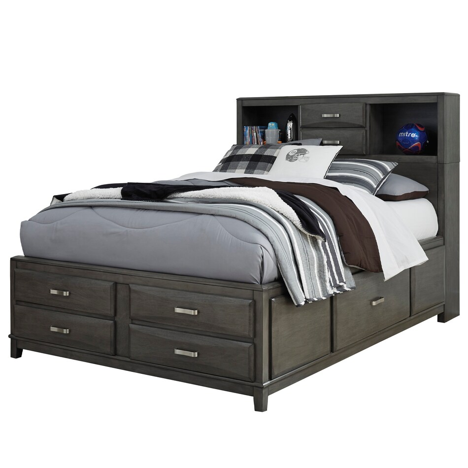 gray casual transitional bedroom afsb  
